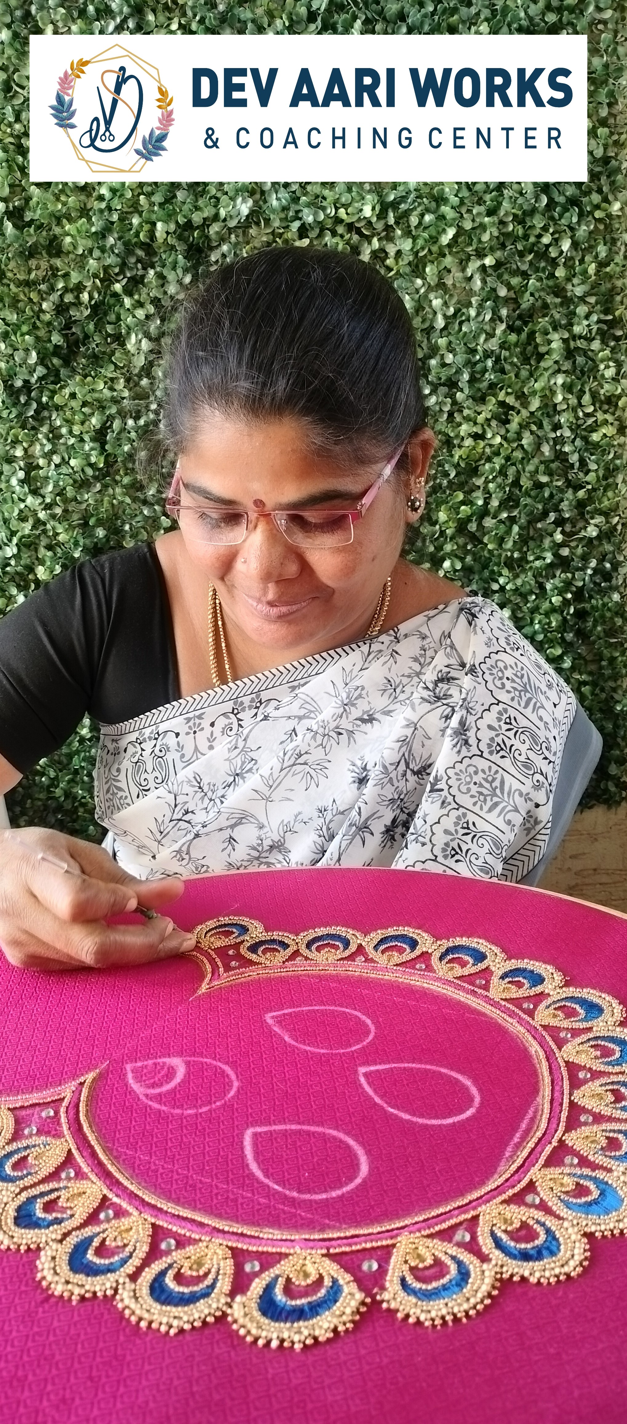 Basic Ari Work Class Best Aari work class – Dev Aari works and Coaching Center